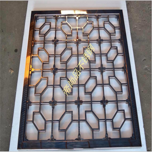 金色不锈钢屏风