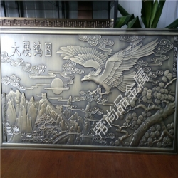 铝雕画