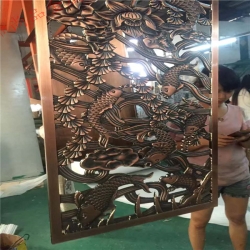 铝雕屏风