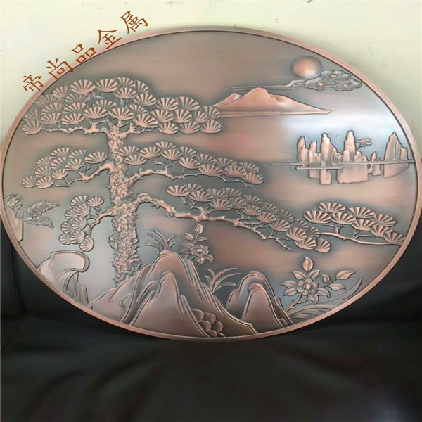 铝浮雕迎客松