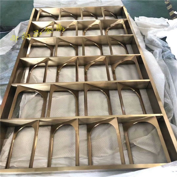 金色不锈钢屏风